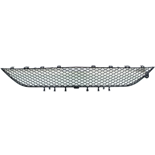 For E350 06 Plastic Textured Black Center Bumper Cover Grille